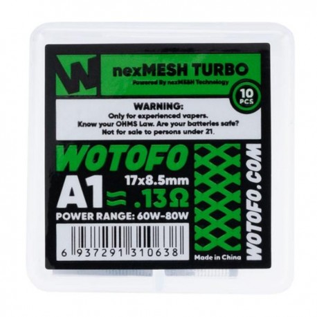 NEXMESH  TURBO 0.13 OHM